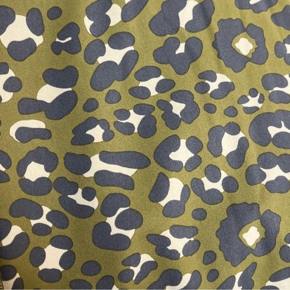 AERIE Offline Goals 7/8 Legging Hi Rise Animal Leopard Print Athleisure Yoga - Picture 5 of 9